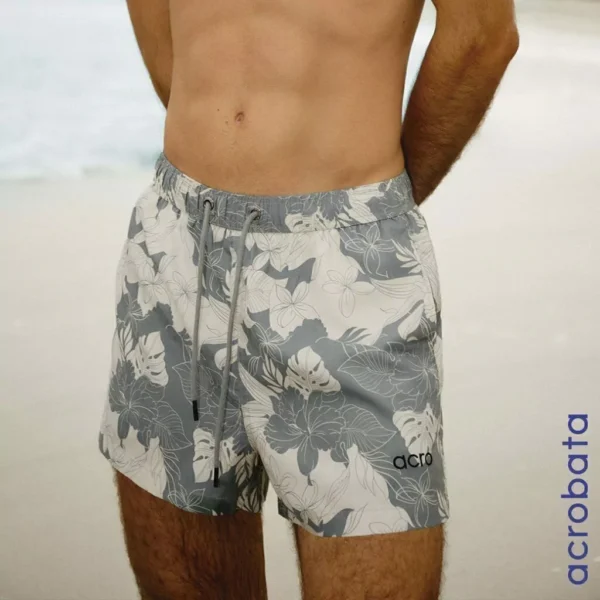 BT0005S - SHORT DE BAÑO ESTAMPADO HAWAII C-SUSPENSOR ACROBATA S-XL