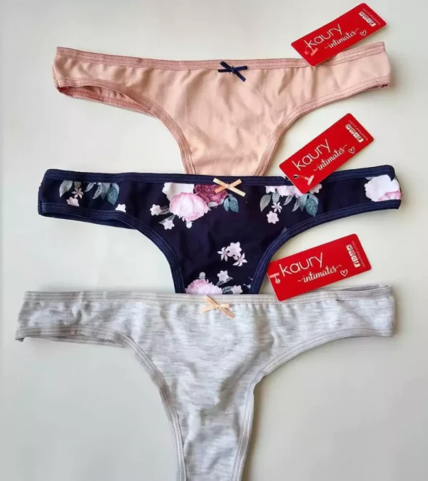 KA0031 - PACK X3 COLALESS ALG KAURY INTIMATES