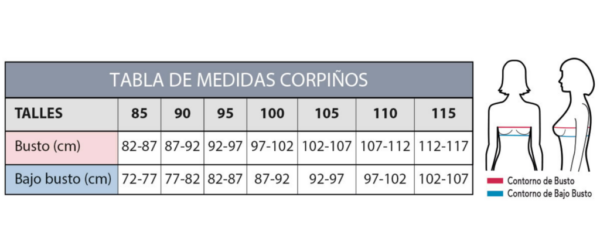 CM0461 - CORPIÑO C-ARO PREMOLDEADO ALG-LY DOBLE TELA CORAMINA T.95-115 - Imagen 2