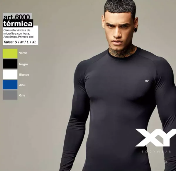 XY6000 - Camiseta Termica Microfibra XY art.6000