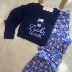 PK11746 - PIJAMA INVIERNO DAMA SO LUCKY SO PINK T.S-XL