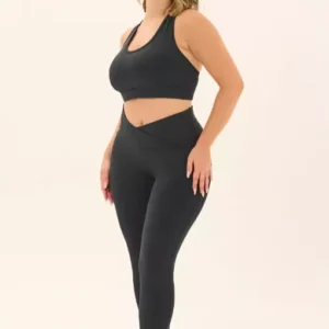 KI17305 - CALZA LARGA MICRO LISA CINTURA EN V KIERO