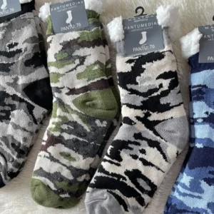 MX0076 - PANTUMEDIAS HOMBRE CAMUFLADAS CON PELUCHE Y ANTIDESLIZANTE