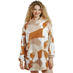 MP0574 - BUZO POLAR SOFT OVERSIZE ESTAMPADO MARIA PIA T.1-3