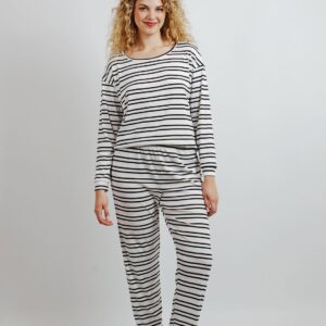 MP0567C - PIJAMA DAMA RAYADO MORLEY MARIA PIA T.1-4