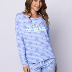 PK11741 - PIJAMA INVIERNO DAMA SO IN LOVE SO PINK T.S-XL