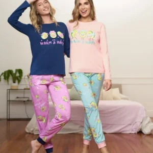 LX25350 - PIJAMA DAMA WARM AND HAPPY LENCATEX T.S-XL