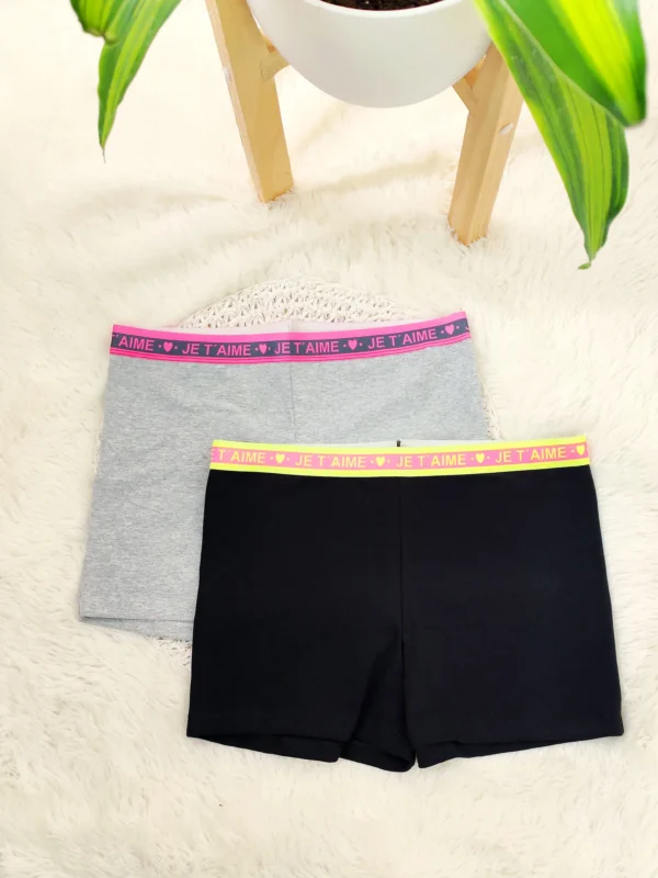 JT3240E - PACK X2 BOXER JUVENIL ALG-LY C-CINTURA ALG-LY JE T´AIME T.E