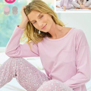 EM6324C - Pijama Dama Pantalon Estampado EMMY S-XL