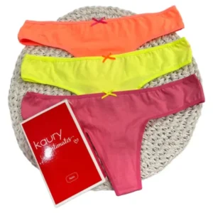 KA0109 - PACK X3 CULOTTELESS ALGODON FLUO KAURY