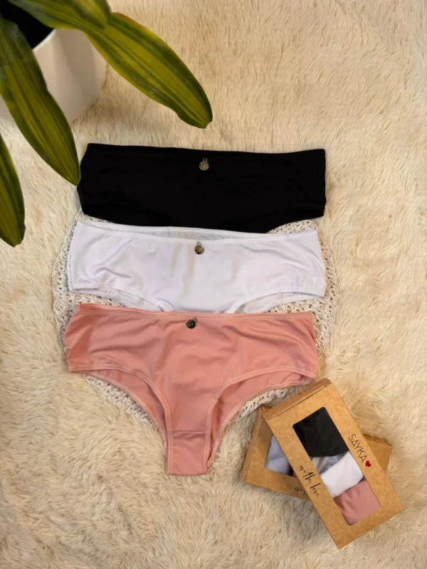 SK10502 - PACK X3 CULOTTE CLASICO MICROFIBRA C-DIJE SAYKA