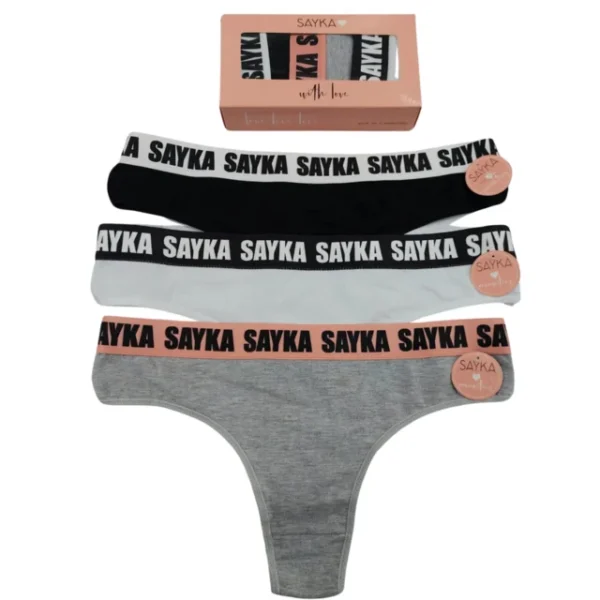 SK10190 - Pack x3 Colaless alg-ly deportivo c- Elast Personalizado Sayka